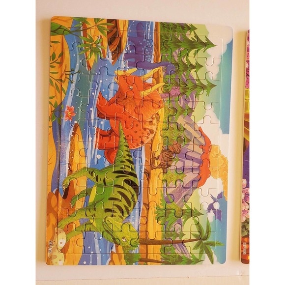 3 Wooden Puzzles 8 and half ×11. Has paper pictures insert for easy learning - Picture 3 of 12